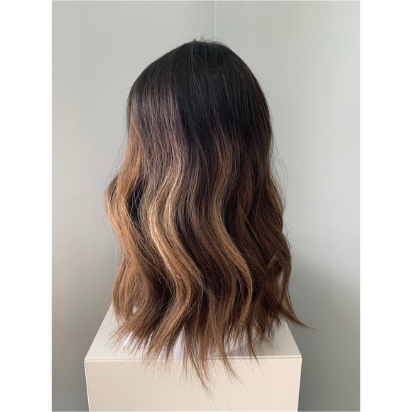 NEW Brown Money Piece Lace Front Wig - Picture 3 of 5